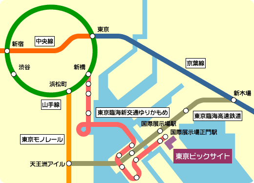 東京ビッグサイト MAP