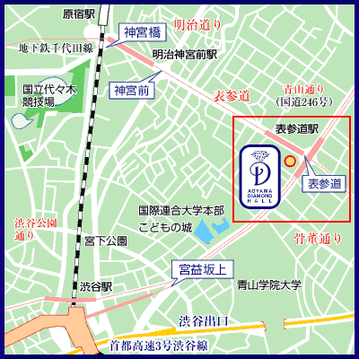 Aoyama Diamond Hall MAP-1